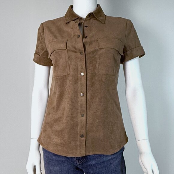 BCBGMaxAzria Tops - BCBGMaxazria Ultrasuede top